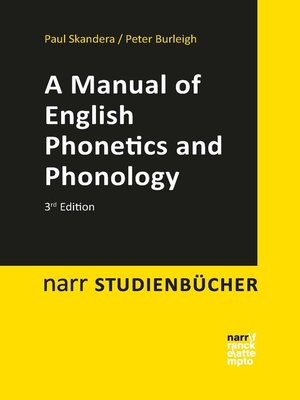 cover image of A Manual of English Phonetics and Phonology